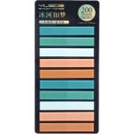Sibga Tasarım Şeffaf Renkli Postit Post-It Post It. Kitap Ayracı Ayraç Postit Sticker Not Kağıdı 200 Yaprak