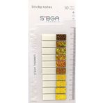 sibga tasarım Simli Parlak Altın Sarısı Rengi Postit Post-it Post it. Kitap Ayracı Ayraç Plastik Postit Sticker Not Kağıdı 200 yaprak