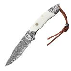 Sibirya Edc Kamp Survival Damascus Çakı