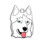Sibirya Kurdu Köpek Künyesi (Beyaz)