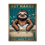 Sıcak Retro 30,5 x 40,5 cm Metal Duvar Dekoru Tembellik ile Vurgu Doğal Poster Modern Retro Ev Detayı Adam Mağarası veya Oyun Odası İçin Kalın İç Kişilik İç Mekan Ev Vurgusu
