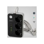 SICAK TAKİP Akım Korumalı Mini Wifi 3'lü Priz IP Kamera Full HD Kalite