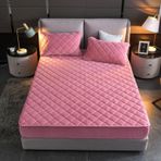Sıcak tutan flanel lastikli çarşaf 150 x 200 cm pelüş kaşmir gibi kışlık nevresim takımı yumuşak ve rahat, üstün konfor için soğuk geceler için mükemmel