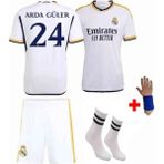 Sidas 24 Numara Real.madrid.arda Güler 24/25 Sezon Iç Saha Beyaz Çocuk Forması 4lü Set Çorap+Biliklik Yanında - 5 - 6 Yaş