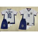 Sidas Ingiltere Jude Bellingham Beyaz Çocuk Futbol Forması 4'lü Set Çorap+Bileklik Hediye - 001 - Beyaz - 6 - 7 Yaş