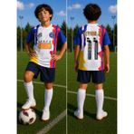 Sidas Neymar.jr Tüm Takımlar(Mix) Özel Tasarım Çocuk Futbol Forması Seti - Çok Renkli - 6 - 7 Yaş