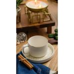 Side Porselen 4 Parça 2 Kişilik 230 ml Çay Fincan Takımı