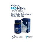 Sidrex Pro Men's Once Daily Cüce Palmiye Eki İçeren Takviye Edici Gıda 30 Tablet