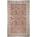 Sieghartskirchen Bronz Modern Deri Modern Geometrik Etnik Desenli Boho Yıkanabilir Hav Toz Vermez Leke Tutmaz Kaymaz Taban Dijital Makine Baskı Halı Oturma Odası Salon Yolluk Koridor Mutfak Halısı
