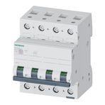 SIEMENS 16A; 3 FAZ+NÖTR; 70 mm; ANAHTARLI OTOMATİK SİGORTA; 6kA; C TİPİ; YAVAŞ KARAKTERLİ