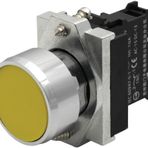 Siemens 3SB6160-0AB30-1BA0 1NO Sarı Komple Yay Dönüşlü Buton