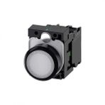 Siemens 3SU1102-0AB60-1BA0 Komple Işıklı Yay Dönüşlü Ac/Dc Beyaz Buton