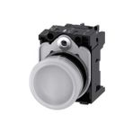 Siemens 3SU1102-6AA60-1AA0 Beyaz 24VAC/Dc Led Sinyal Lambası