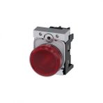 Siemens 3SU1156-6AA20-1AA0 230AC Metal Komple Ledli Kırmızı Sinyal Lambası