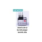 SIEMENS 3UA72 20-1J 6,3-10 Amper TERMİK RÖLE