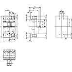 Siemens 3VA2463-5HL32-0AA0 Kompak Şalter 3P 55Ka 250A-630A