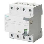 Siemens 5SV3647-6 Trifaze 3 Faz+Nötr 80A 300mA 400V A Tipi Kaçak Akım Koruma Rölesi
