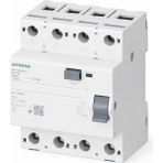 Siemens 5SV4348-0 30mA 3x100A Kaçak Akım Koruma Rölesi A Tip - RENK - Beyaz