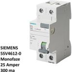 Siemens 5SV4612-0 1X25A 300MA Kaçak Akım Koruma Rölesi - 25 A