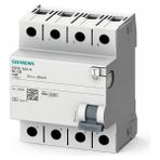 Siemens 5SV5344-6 30mA 3x40A Kaçak Akım Koruma Rölesi A Tip - RENK - 0 - Siyah