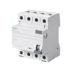 Siemens 5SV5344-6 40A 30Ma 400V 4 Pol 3 Faz+Nötr Kaçak Akım Rölesi