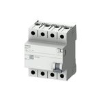 Siemens 5SZ1344-6YA Kaçak Akım Rölesi 3 Faz+Nötr 40A. 30mA A Tipi