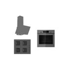 Siemens & Ferre Grion 3 Lü Ankastre Set ( Hb012fbh1t- Ss208 - D088 )