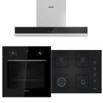 Siemens HB012FBB1T - EO7C6PP30O - LC67BBK60 Siyah 3'lü Ankastre Set