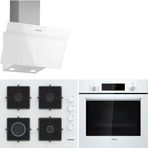 Siemens HB012FBW1T - EO6C2PP30O - LC63KPJ20T Beyaz 3'lü Ankastre Set