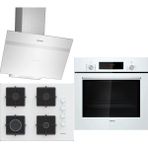 Siemens HB012FBW1T - EO7C2PP30O - LC64KPJ20T Beyaz 3'lü Ankastre Set