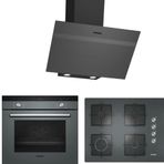 Siemens HB234FEH2T - LC64KPJ70 - EO7C9PO12O Gri 3'lü Ankastre Set