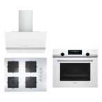 Siemens HB557JYW0T - LC65KAJ20T - EO7C2PO12O 3'lü Beyaz Ankastre Set