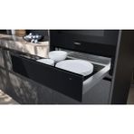 Siemens IQ700 BI710C1B1 Sıcak Tutma Çekmecesi 60 x 14 cm Siyah - Gümüş