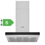 Siemens LC67BHM50 60 cm B Sınıfı 3 Kademeli Dokunmatik Duvar Tipi Çelik Davlumbaz Gri