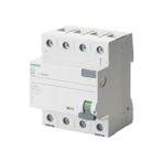 Siemens Sıemens 5SV3347-6 80A 30MA 4 Kutuplu Kaçak Akım Koruma Rölesi - Beyaz