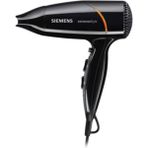 Siemens Sıemens PH2511D Saç Kurutma Makinesi 1800 W Siyah Renk Profesyonel AC Motor ve 1 Kademe Hız Ayarı 153.04.0000019