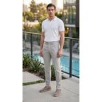SIENTA Slim Fit Dar Kesim Yan Cep Pileli Duble Paça Kumaş Erkek Pantolon