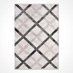 Sierra Gri Geometrik Modern Geometrik Etnik Desenli Boho Makinada Yıkanabilir Hafif Hav Toz Vermez Leke Tutmaz Kaymaz Taban Dijital Makine Baskı Halı Oturma Odası Salon Yolluk Koridor Mutfak Halısı
