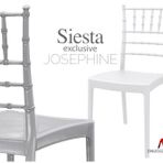 Siesta 050 Josephine Beyaz Sandalye