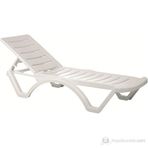 Siesta 076 Aqua Beyaz 4 Adet Şezlong