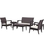Siesta 840 Miami Kahverengi Bahçe Masa Sandalye Takımı