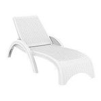 Siesta 860 Fıjı Beyaz Şezlong