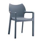 Siesta DİVA KOYU GRİ Sandalye
