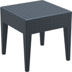 Siesta Koyu Gri Rattan Miami Mini Sehpa