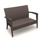Siesta Rattan/ Miami 2'li Koltuk - Kahverengi