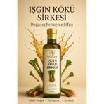 Şifakür Bitkisel Sağlık Ürünleri Şifakür Işgın Kökü Sirkesi 500ML Doğal Fermente Katkısız Mutfak ve Içim - 500 ml
