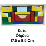 Sıfır312 26 Parça Renkli Ahşap Tangram Eğitici Zeka Geliştirici Oyuncak