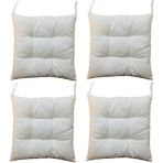Sıfır312 40X40 Tabure Minderi - Puf Minder 4 Adet - 40 x 40 cm - Krem