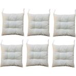 Sıfır312 40X40 Tabure Minderi - Puf Minder 6 Adet - 40 x 40 cm - Sarı