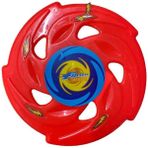 Sıfır312 Frizbi - 24 cm Frizbi Fırlatma Diski Bahçe, Plaj, Kumsal Oyuncağı - Kırmızı